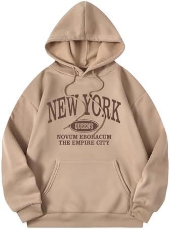 ArtsCloths Women’s Letter Pattern Hoodie Pullover Sweater – Casual Streetwear Winter Fashion Arts Cloths