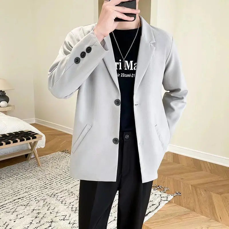 Dress Business Men's Suit Jackets Plus Big Size Oversize Coat Black Vintage Summer Classic Fashion 2024 Male Blazer New in Suits Shangkaka Mens Clothing Store